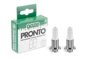Pronto eNectar Collector Fritted Quartz Replacement Coils - 2pk by Ooze