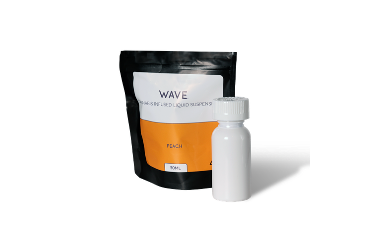 Peach Liquid Suspension by Wave