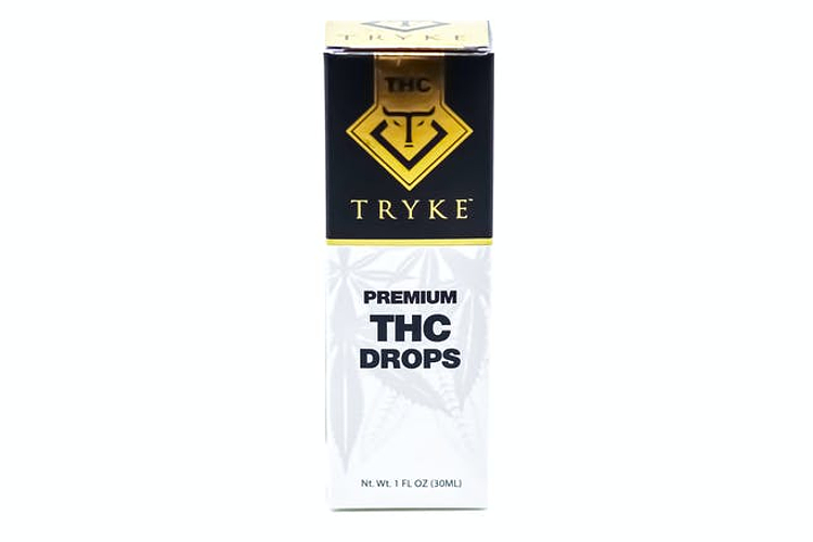 Premium THC Drops Lemon Sativa 300mg THC by Tryke