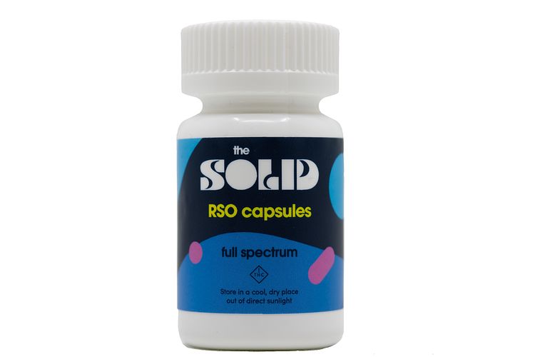 The Solid — RSO Capsules Standard Dose 8.1mg 30ct. by Standard Wellness