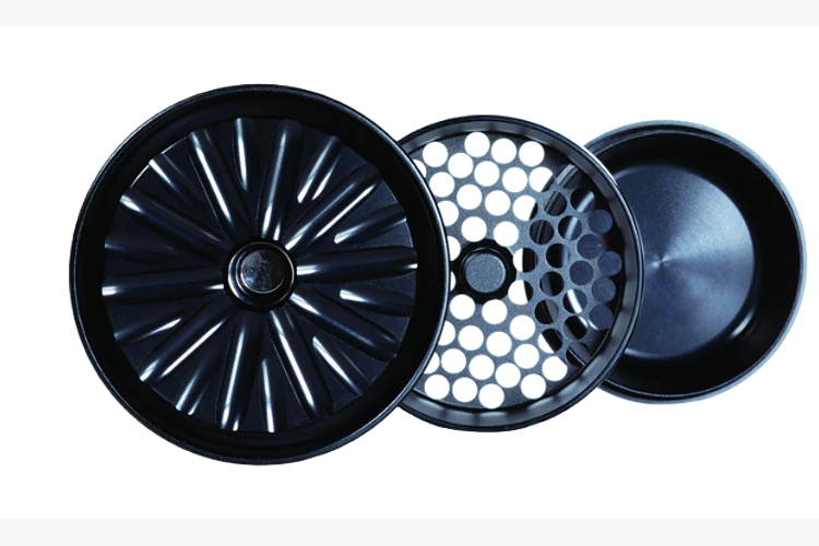 Standard Edition | Anodized 6061 Aluminum 2.5” 3-Piece | Black by Flower Mill