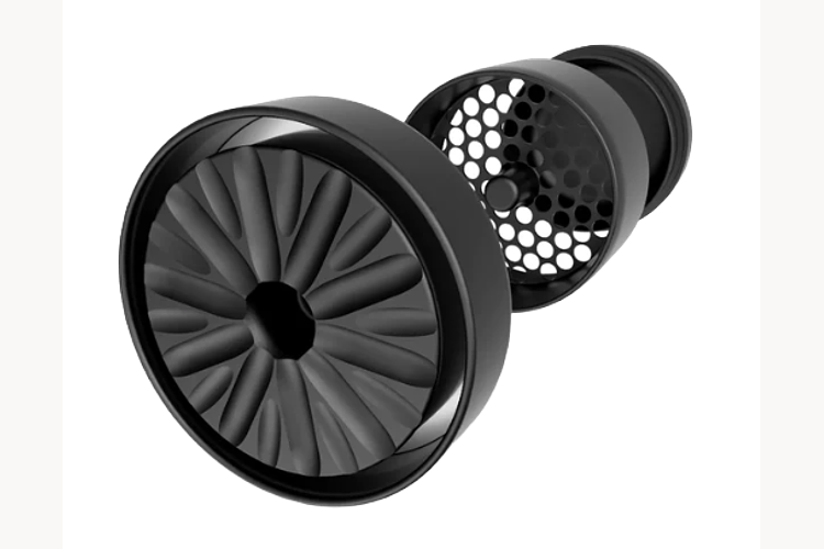 Standard Edition | Anodized 6061 Aluminum 2.5” 3-Piece | Black by Flower Mill