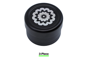 Standard Edition | Anodized 6061 Aluminum 2.5” 3-Piece | Black by Flower Mill