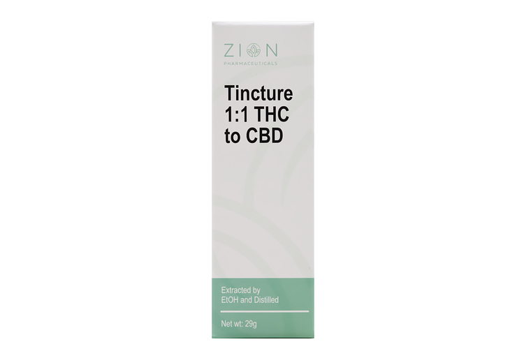 1:1 THC:CBD Natural Tincture by Zion
