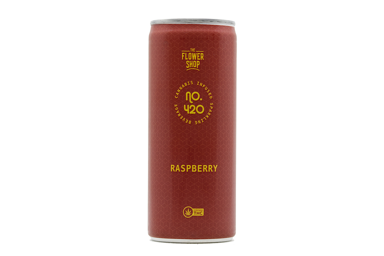 The Flower Shop | Cannabis Infused Sparkling Raspberry Liquid Suspension | 12.50mg THC | 0064 by The Flower Shop